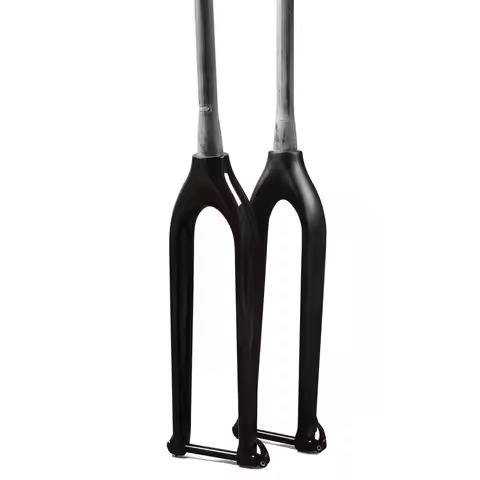 Airwolf Carbon MTB Fork 29er Tapered Axle 100*15 Mountain Bike Carbon Rigid Forks outer cable routin