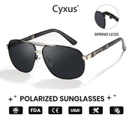 Cyxus Aviator Polarized Sunglasses for Men Women UV400 Protection Anti Glare Mirrored Spectacle Driv