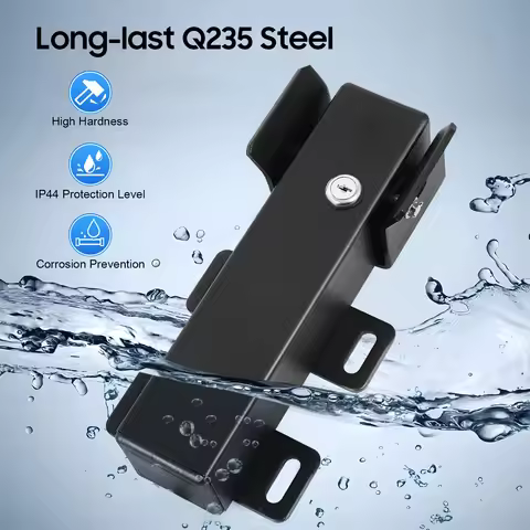 24V Electric Gate Lock IP44 Security Gate Lock Q235 Steel Automatic Gate Lock 3s Unlocking Access Co
