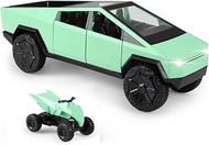 Powvan Toy Truck, Diecast Metal Cyber Truck Model Pickup Truck 1:32 Scale Toy Cars Racing with Sound
