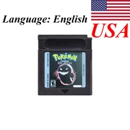 Takara Tomy | Pokemon Creepy Black USA English Version Game Cartridge with Storage Case for Boy Colo
