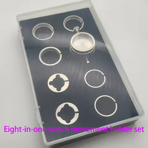 Stainless Steel Rotatable Watch Movement Seat Holder Tool Fit For ETA 8500/2824/3100/3135/7750/2000/