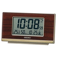 [Direct From Japan] SEIKO Clock Table Body size: 7.8 x 13.5 3.8cm Alarm Clock Radio Waves Digital Available in 6 Colors