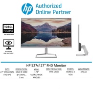 HP 524SF 23.8" /527SF 27" / 532sf 31.5" FHD IPS LED Monitor (23.8"/HDMI/VGA/100Hz/5MS / 7MS)