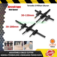 MATA BOR PISAU JANGKA PAPAN KAYU GYPSUM ADJUSTABLE DRILL BITS CIRCLE HOLE SAW CUTTER JANGKA PEMBOLON