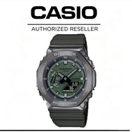 【2‑Year Warranty】100% Original G‑Shock GM2100 GA‑2100 Men Sport Watch Green Resin Strap Japan Quartz