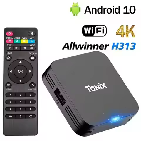 Android 10.0 TV Box Allwinner H313 Quad Core 4K HDR Mini Game TV Stick 2.4G WiFi 1G 8G 2G 16G Media 