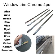 DOOR MOULDING CHROME LINING wish/jazz/City/waja/Wira/Alza/Bezza/Myvi/Saga/Persona/Exora/Axia