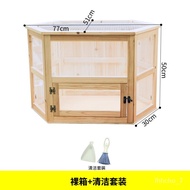 XY！HKPZDjungarian Hamster Hamster Cage Special Acrylic Solid Wood Cage Landscape Oversized Villa Wooden House Full Set L