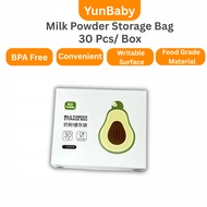 YunBaby Milk Storage Bags (30 Pcs)