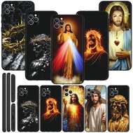 for iPhone 15 16 17 pro Plus Max Air TPU Soft phone case protective cover (R-8) Jesus Christ