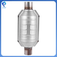 Inlet/Outlet Universal Catalytic Converter with O2 Port & Heat Shield 53004 Car Stainless Steel Cata