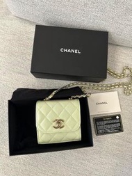 保證真品～～香奈兒 小盒子 小廢包 鍊條包  Chanel trendy mini 可愛美爆