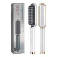 Hair Straightener Comb FH909-5 Temp Settings 2 in 1 Hair Straightener Brush and Curler