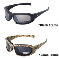 Polarized Tactical 4 Lens Camouflage Glasses Airsoft Safety Goggles for Outdoor Hiking Shooting Wind