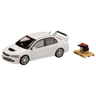 [Delivering Cool Japan]HJ64 1/64 Mitsubishi Lancer Evolution 9 GSR with engine display model, white 