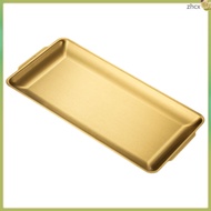 💍 1Set Rectangular Baking Tray with Polished Golden Stainless Steel Surface 11.9x6.4in Ideal for Hom