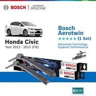 Bosch Aerotwin Retrofit U Hook Wiper Set for Honda Civic FB 9th Gen (26"/22)