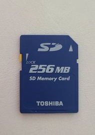 Toshiba SD 記憶卡256 MB