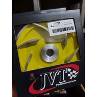 JVT PULLEY SET for nmax V1 V2 / aerox V1 V2 13.5 DEGREE with free ( pulley slide , back plate )
