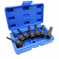 3/8" Square Drive Impact Socket 7 Piece Hex Key Socket Set H4 H5 H6 H7 H8 H10 H12 (4mm-12mm) Cr-Mo M