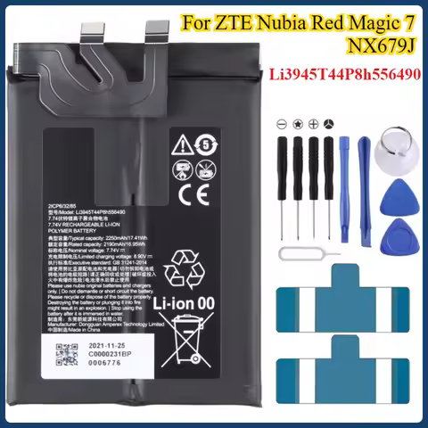 NX679J Battery For ZTE Nubia Red Magic 7 / 6 Pro / 6s Pro Battery Li3945T44P8h556490 Mobile Phone Ba