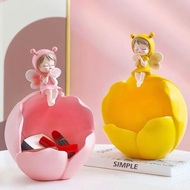 Desktop Storage Organizing Box Entrance Key Storage Entry Flower Fairy Key Storage Ornaments Doorway