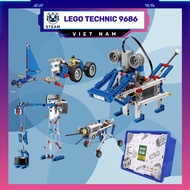 Lego 9686 assembly toy stimulates thinking and creativity, 396PCS color printed book education techn