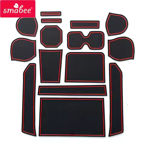 smabee Gate Slot Cup Pad Car Mat Anti Slip for SUZUKI IGNIS Interior Accessories Non-Slip Door Groov