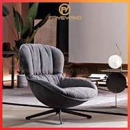 Fayeyang Premium 360° Relaxing chair / Linen Fabric Relax Chair /1 Seater Sofa Chair /Heavy Duty Com