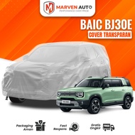 BAIC BJ30e Transparent Car Cover – Thick Waterproof Dustproof PE Plastic Car Cover
