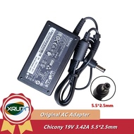 Genuine 19V 3.42A 65W 5.5x2.5mm Chicony A18-065N3A PA-1650-90 PA-1650-91 A11-065N1A AC Power Adapter