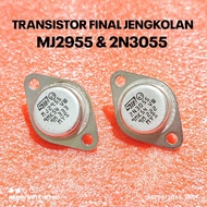 1 SET OF TRANSISTOR JENGKOL MJ2955 2N3055 MJ 2955 2N 3055 SUPER MYSST