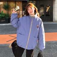 [HOT Shop] Little Bear Embroidered Dragon Fruit Stand-Up Collar Slightly Wrinkled Texture Design Ver