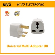 MPV UK Plug Traveller Adaptor 3Pin plug 3 Pin Universal UK plug