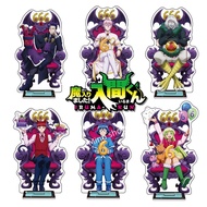 Anime Welcome to Demon School Iruma-kun Suzuki Iruma Asmodeus Alice Acrylic Stand Cute keychain Figu