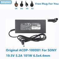 Original AC Adapter Charger For SONY 19.5V 5.2A ACDP-100D01 ACDP-100D02 ACDP-100D03 ACDP-100N01 ADCP
