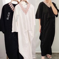 PUTIH HITAM Fashion KING KAFTAN Material KYOTO SILK IMPORT PREMIUM/KAFTAN White Black Eid