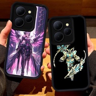 S87 Gundam Casing for Infinix HOT Smart 7 9 GT 20 Note 40S 8 Zero 30 40 30I 40I Play Pro Plus 5G bla
