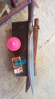 Asror pisau bulu ayam pisau unik madura 50cm