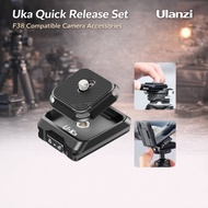 Universal Quick Release Base for Ulanzi UKA Compatible with F38 Plate for Camera Accessories