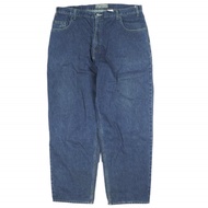 LEVI'S SILVER TAB 00年代寬鬆版型牛仔褲 W40 靛藍色寬拉鍊牛仔褲 [二手] [LEVI'S SILVER TAB]