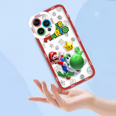 Game Super M-Mario Bros Clear Phone Case For VIVO Y400 Y100 Y76 Y75 Y51 Y50 Y36 Y35 Y28 Y22S Y21 Y20