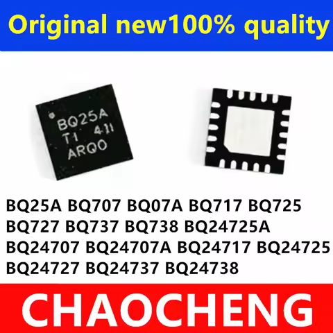 (5piece) New BQ07A BQ717 BQ25A BQ707 BQ725 BQ727 BQ737 BQ738 BQ24725A BQ24707 BQ24707A BQ24717 BQ247