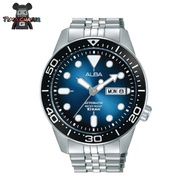 ALBA AL4525X / AL4525X1 Automatic Exclusive Mineral Crystal Glass Stainless Steel Men's Watch