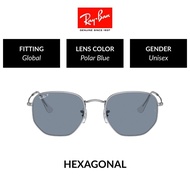Ray-Ban Hexagonal Polarized RB3548N 003/02 Unisex Global Design Sunglasses 62mm