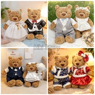 28CM  36CM 47CM Bartholomew Bear‌ Clothes Set Wedding Dress  Teddy Bear Traditional Tang suit  Dolls