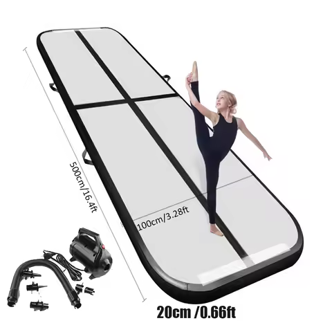 New Airtrack 5M 4M Inflatable Air Tumble Floor air track Gymnastics Gym Mat Yugo Inflatable Air Gymn