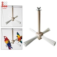 [Lovoski] Parrot Perch Bird Chewing Toy Bird Stand Pole Bird Training Perch Stand for