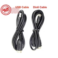 USB Cable For Thrustmaster TH8A And TSSH Connection Din-USB Cable TH8A Cable Spare Part 1.8M F0N3